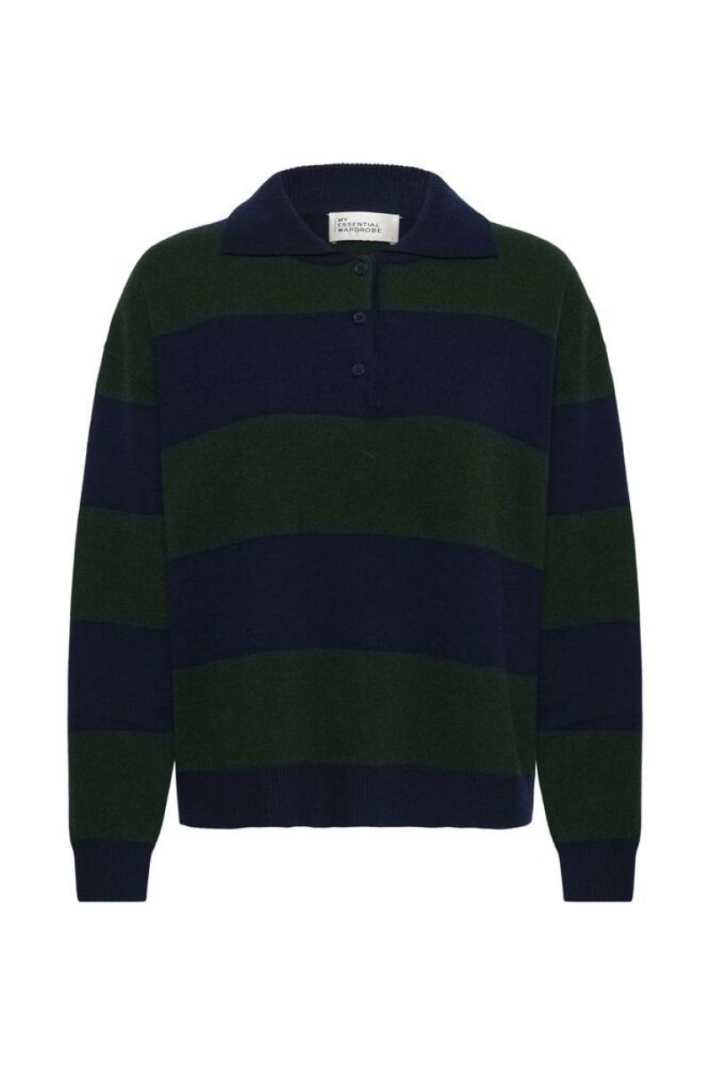 My Essential Wardrobe MWJola knit polo pullover