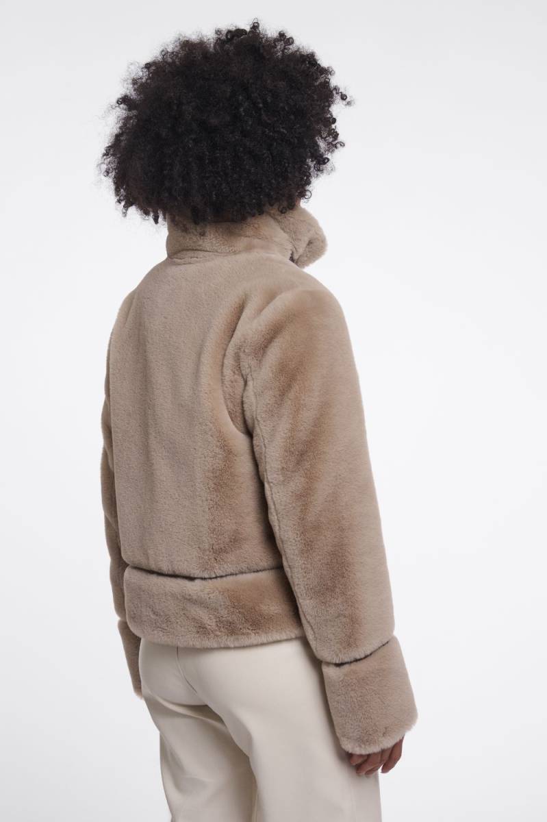 Rino & Pelle Short faux fur jacket