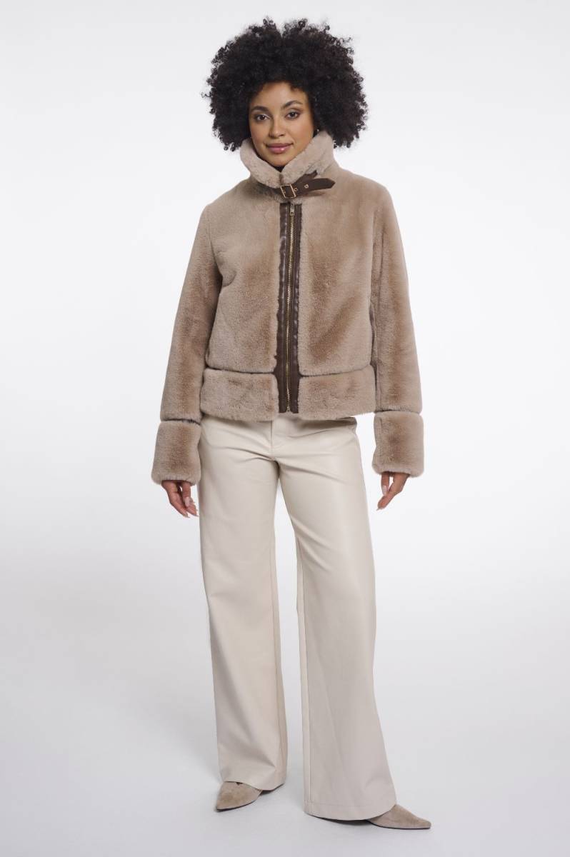 Rino & Pelle Short faux fur jacket