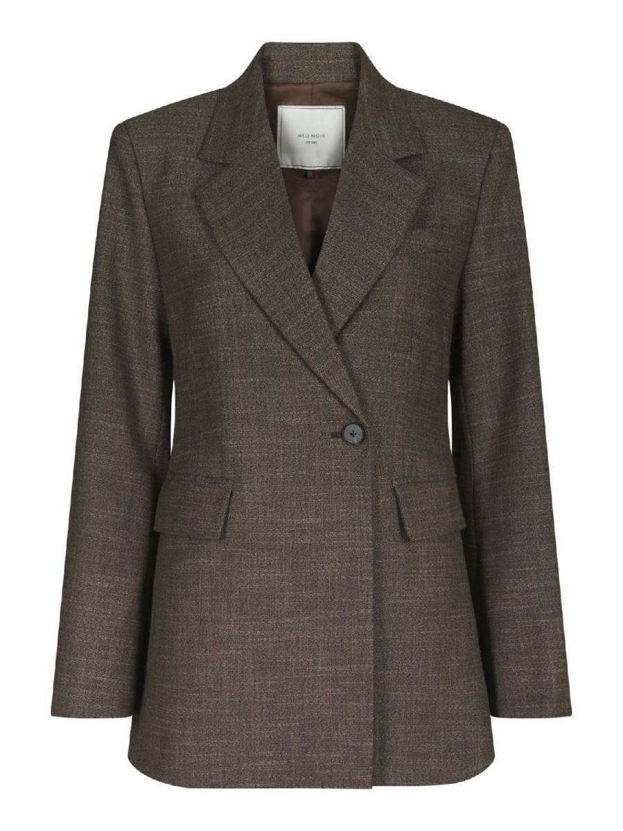 Neo Noir Perine structure twill blazer