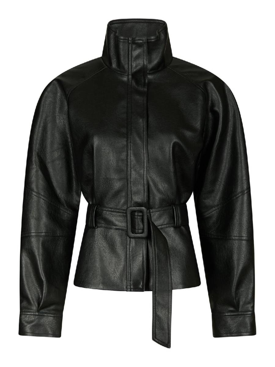 Neo Noir Jaclyn faux leather jacket