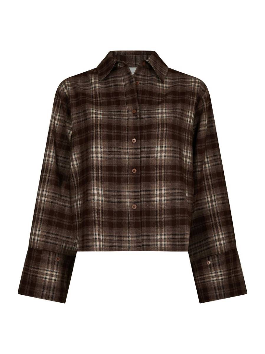 Neo Noir Jaylin flannel check shirt