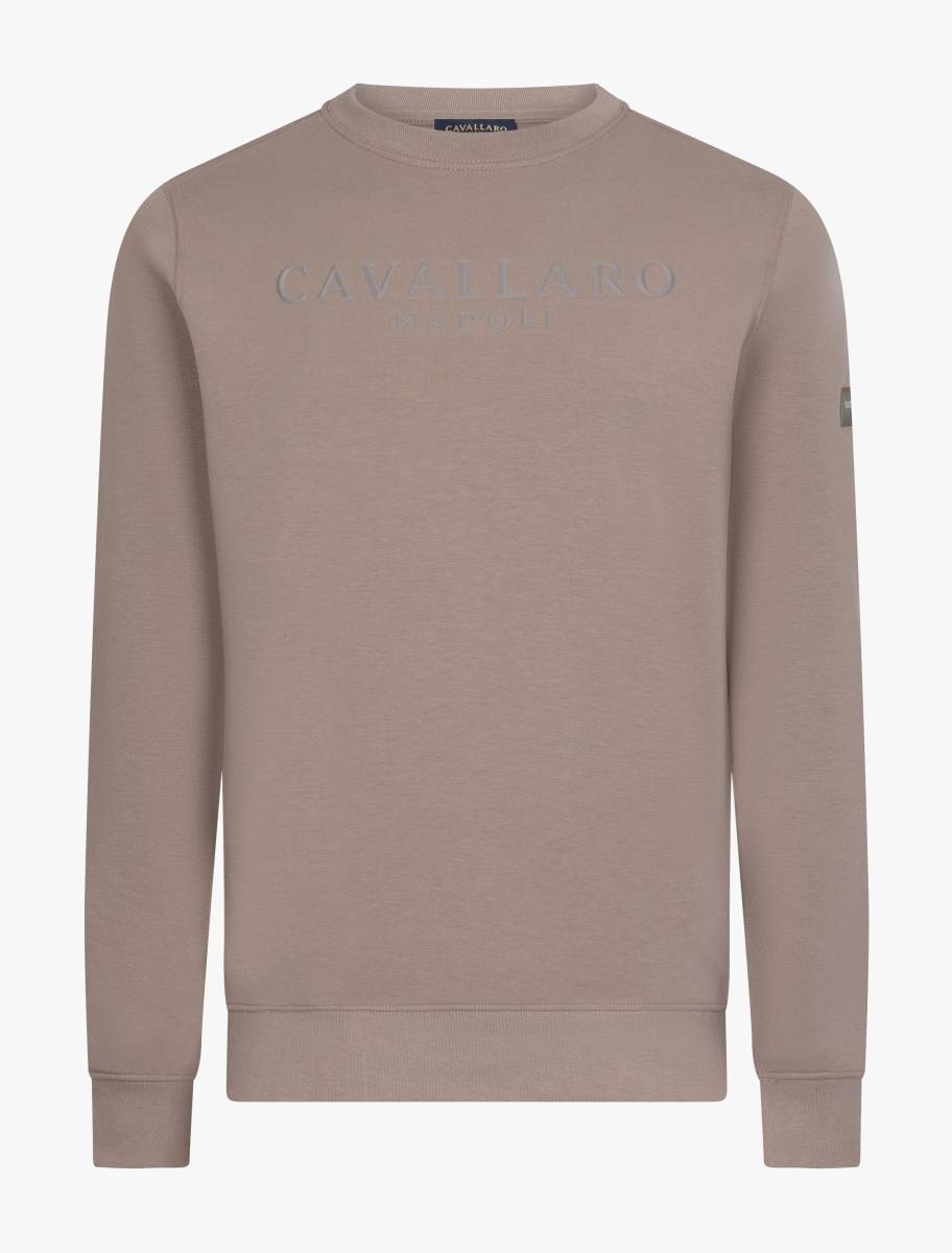 Cavallaro Sanago R Neck Sweat beige